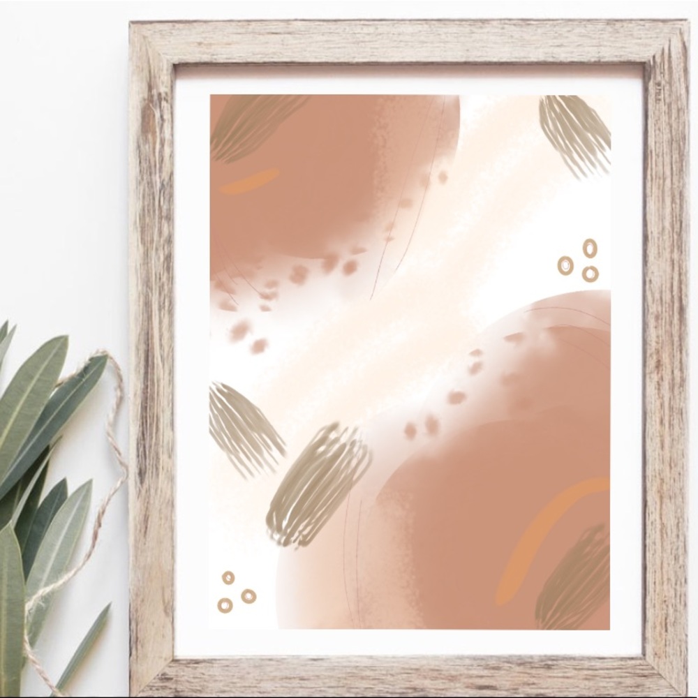 8x10 Abstract Print
